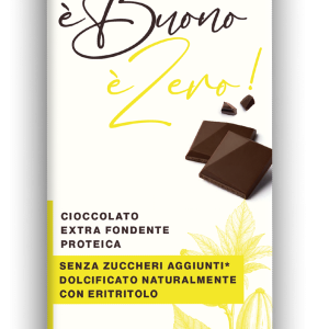 Cioccolato Extra Fondente Proteico Senza Zuccheri Aggiunti